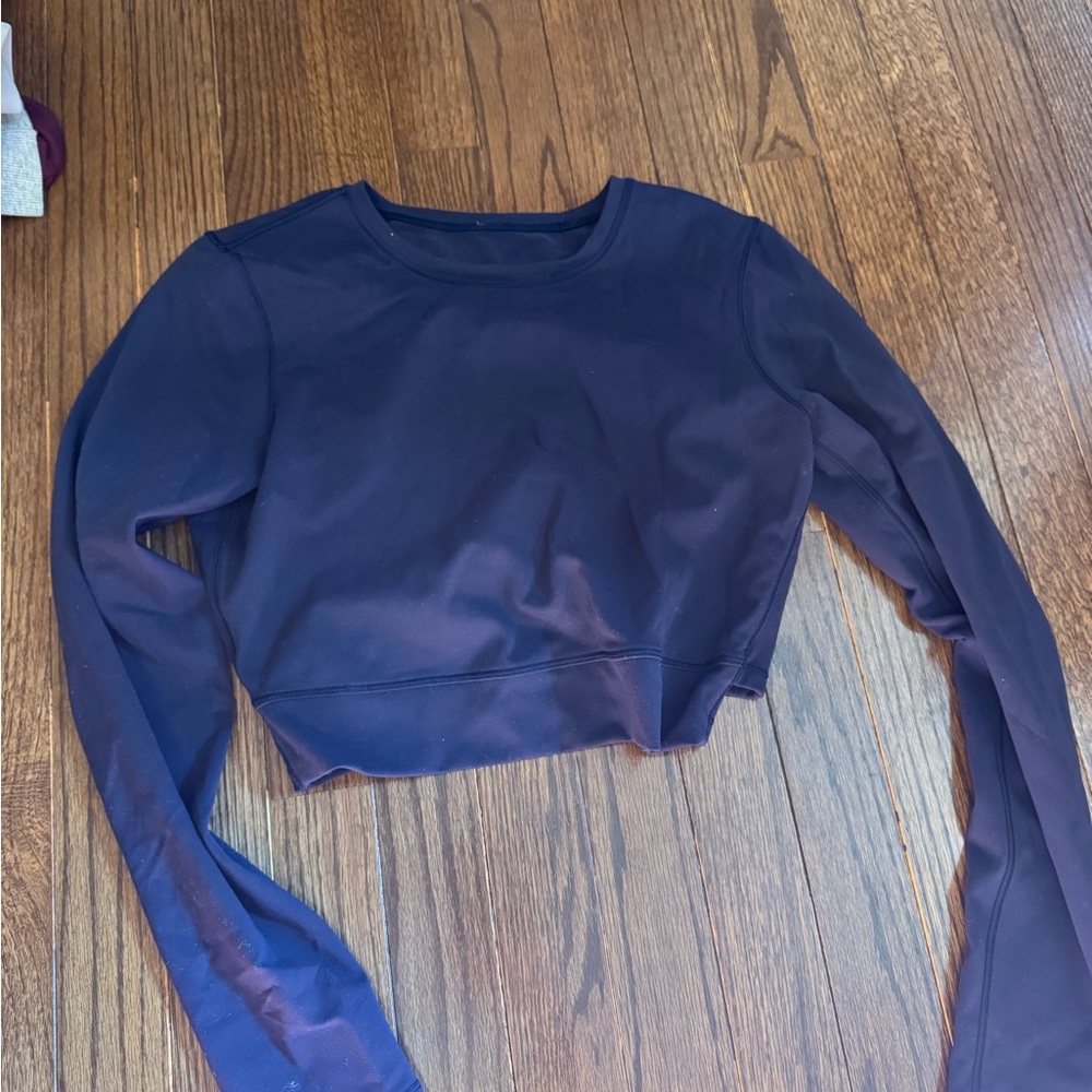 Lululemon Navy Blue Women's Long Sleeve Top